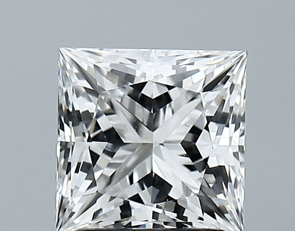 Lab-Grown 1.52 Carat Princess Cut Diamond color E Clarity VVS1, precious stones, engagement diamonds
