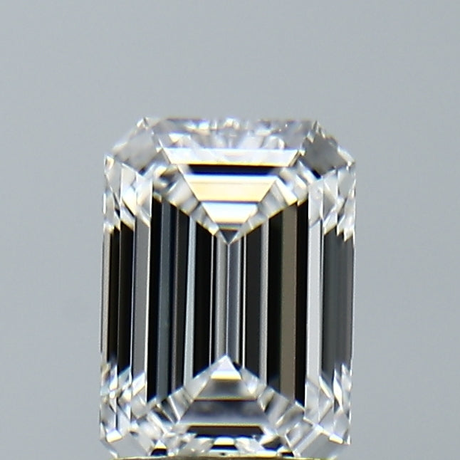 Lab-Grown 1.37 Carat Emerald Cut Diamond color E Clarity VVS2, precious stones, engagement diamonds