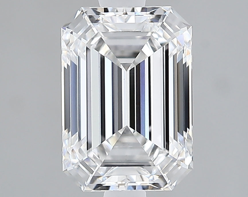 Lab-Grown 1.88 Carat Emerald Cut Diamond color E Clarity VS1 With GIA Certificate, precious stones, engagement diamonds