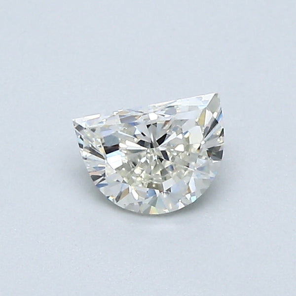 0.38 Carat Half Moon Shape Diamond color H Clarity I1, natural diamonds, precious stones, engagement diamonds