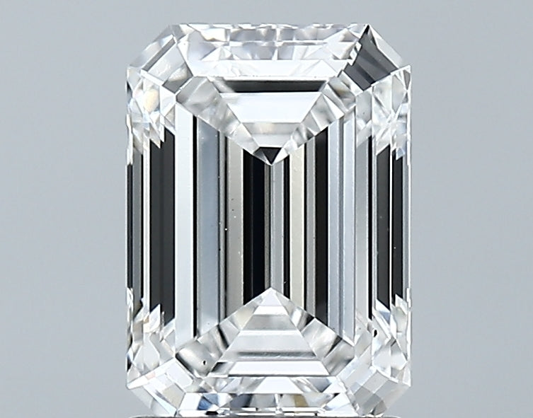 Lab-Grown 1.92 Carat Emerald Cut Diamond color E Clarity VS1 With GIA Certificate, precious stones, engagement diamonds