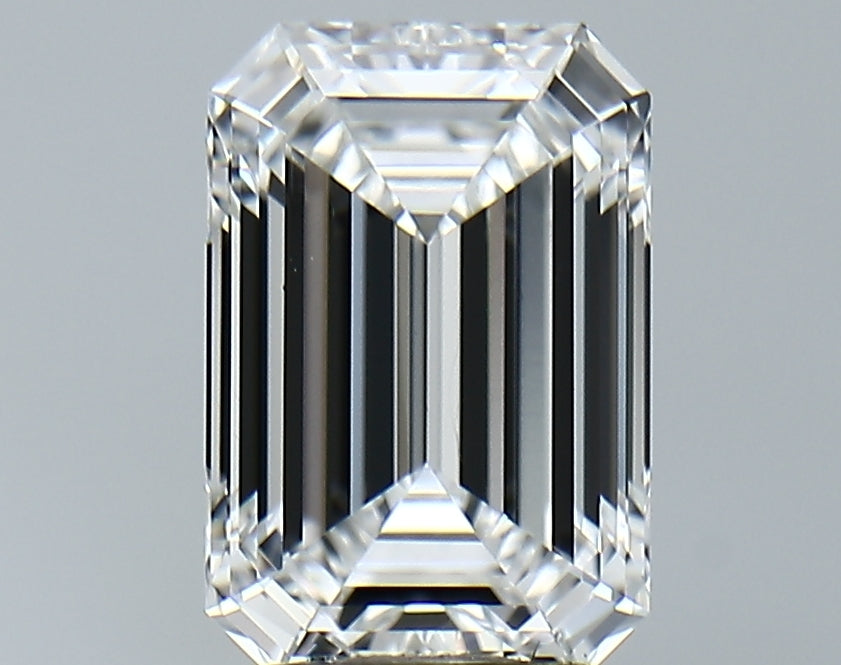Lab-Grown 2.62 Carat Emerald Cut Diamond color E Clarity VVS2 With GIA Certificate, precious stones, engagement diamonds