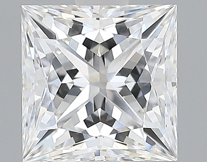 Lab-Grown 1.56 Carat Princess Cut Diamond color E Clarity VS1, precious stones, engagement diamonds