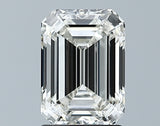 Lab-Grown 1.60 Carat Emerald Cut Diamond color H Clarity VS1, precious stones, engagement diamonds