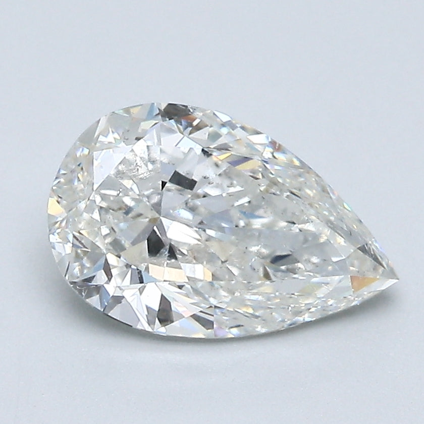 1.70 Carat Pear Shape Natural Mined Diamond H Color SI2 Clarity With GIA Certificate, natural diamonds, precious stones, engagement diamonds