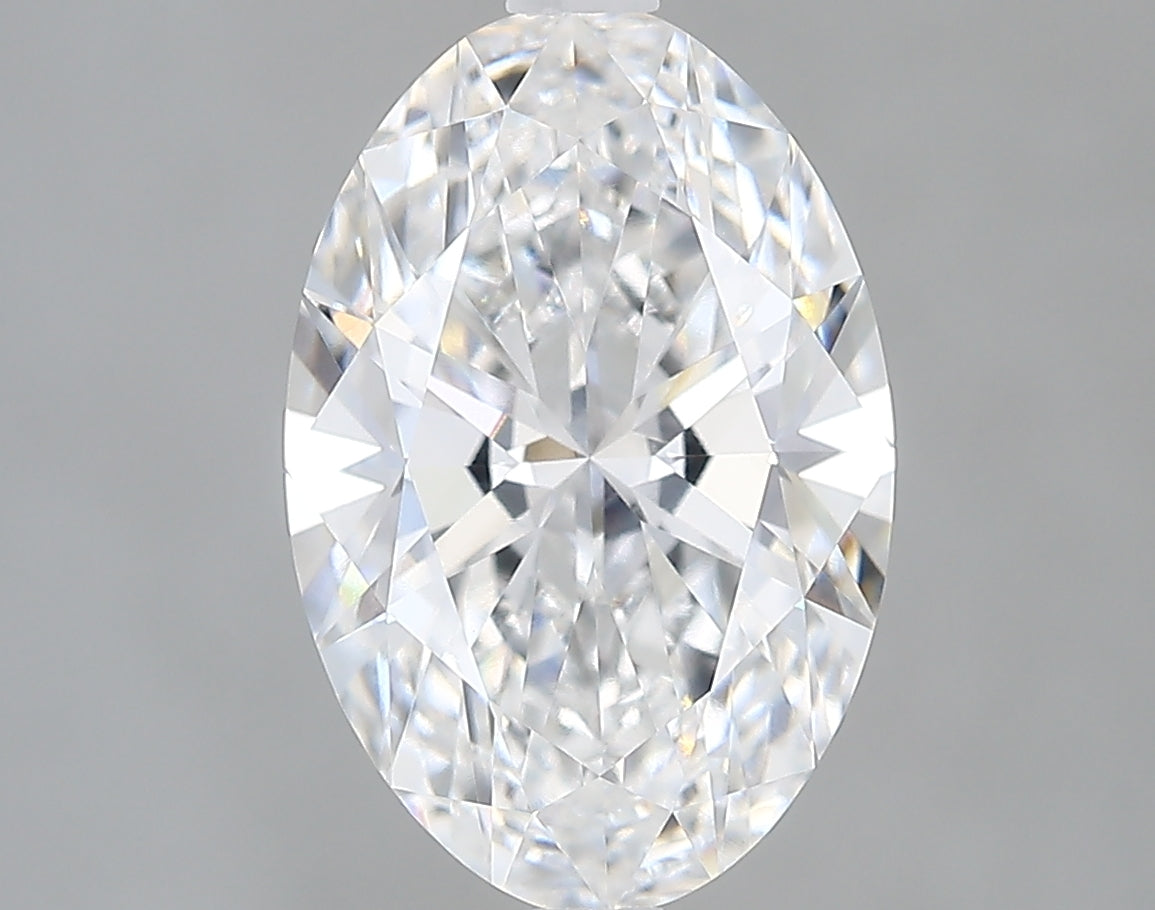 Lab-Grown 2.59 Carat Oval Shape Diamond color E Clarity VVS2 With GIA Certificate, precious stones, engagement diamonds