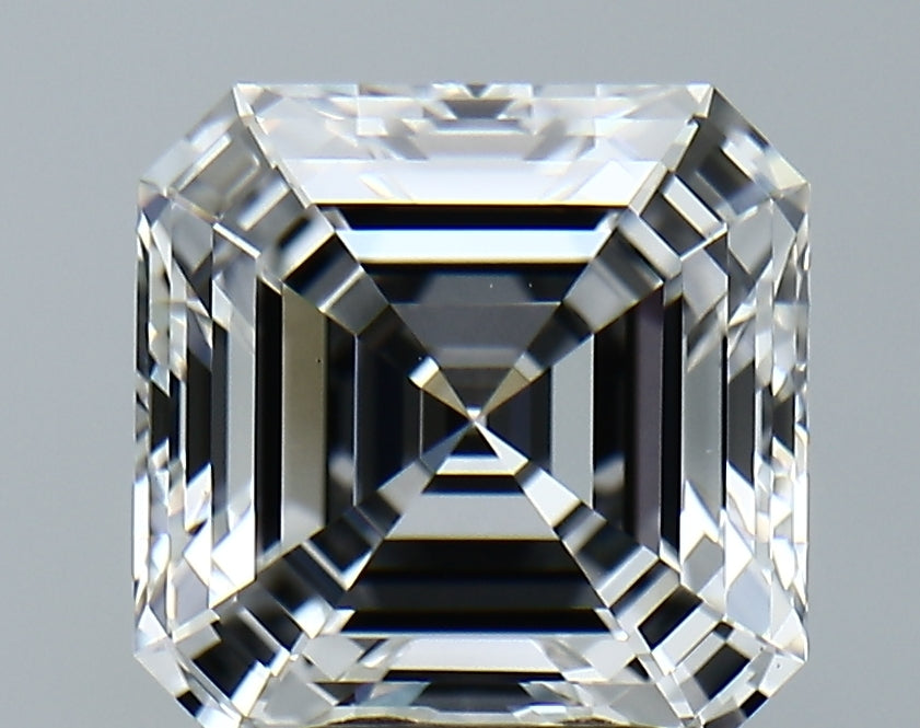 Lab-Grown 4.07 Carat Asscher Cut Diamond color E Clarity VS1, precious stones, engagement diamonds