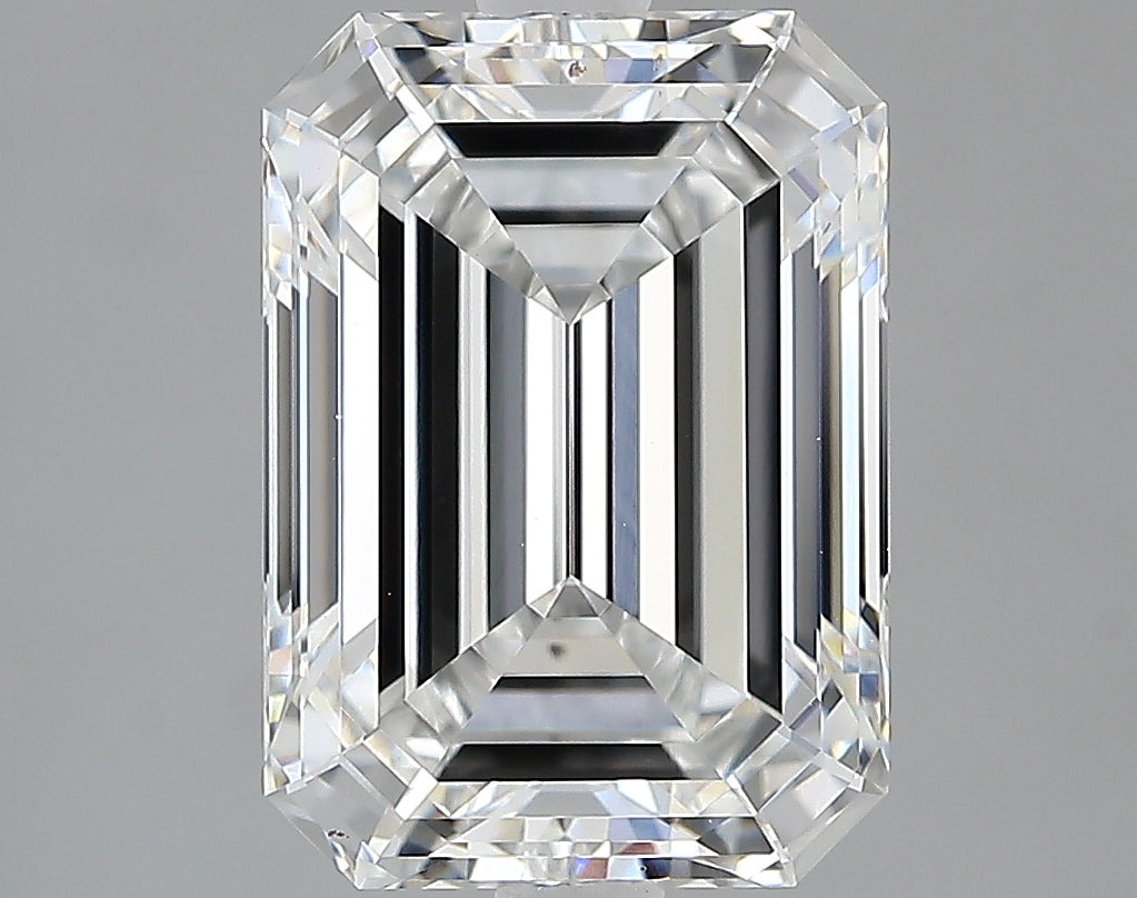 Lab-Grown 3.12 Carat Emerald Cut Diamond color E Clarity VVS2, precious stones, engagement diamonds