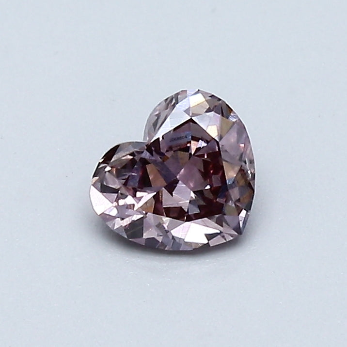 0.37 Carat Heart Shape Natural Mined Diamond Fancy Purple-Pink Brown Color N Clarity With GIA Certificate, natural diamonds, precious stones, engagement diamonds