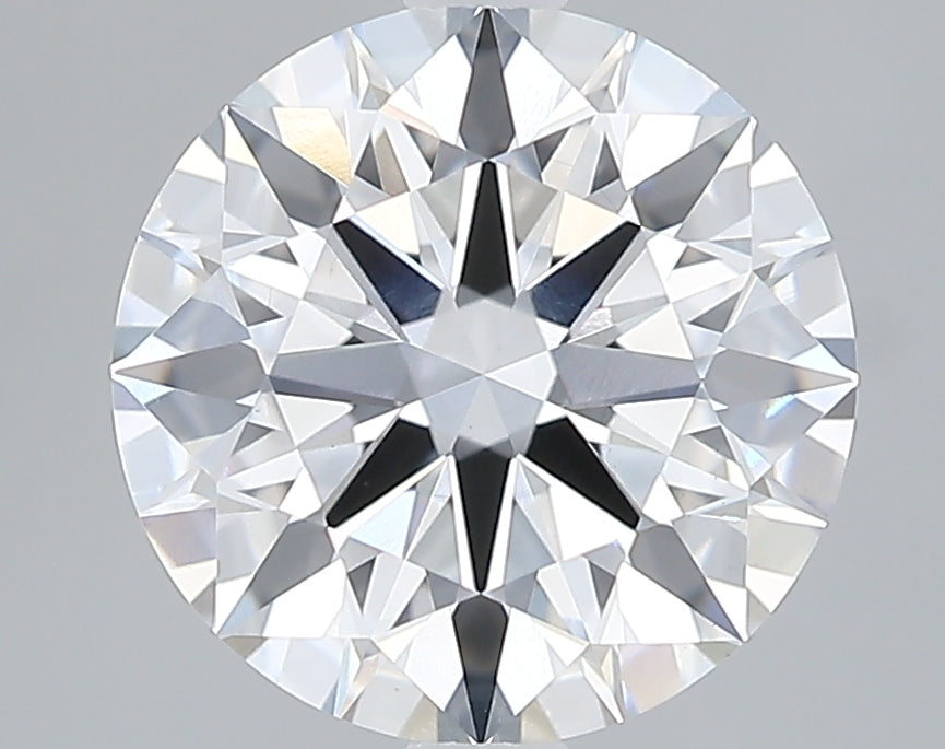 Lab-Grown 2.71 Carat Round Brilliant Diamond color D Clarity VS1, precious stones, engagement diamonds