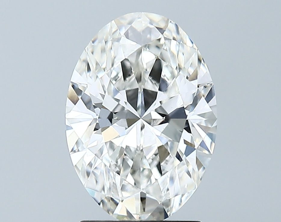 Lab-Grown 2.05 Carat Oval Shape Diamond color G Clarity VVS2 With GIA Certificate, precious stones, engagement diamonds