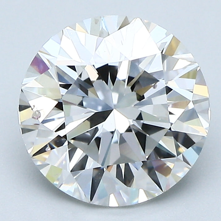 3.01 Carat Round Brilliant Natural Mined Diamond F Color SI2 Clarity With GIA Certificate, natural diamonds, precious stones, engagement diamonds
