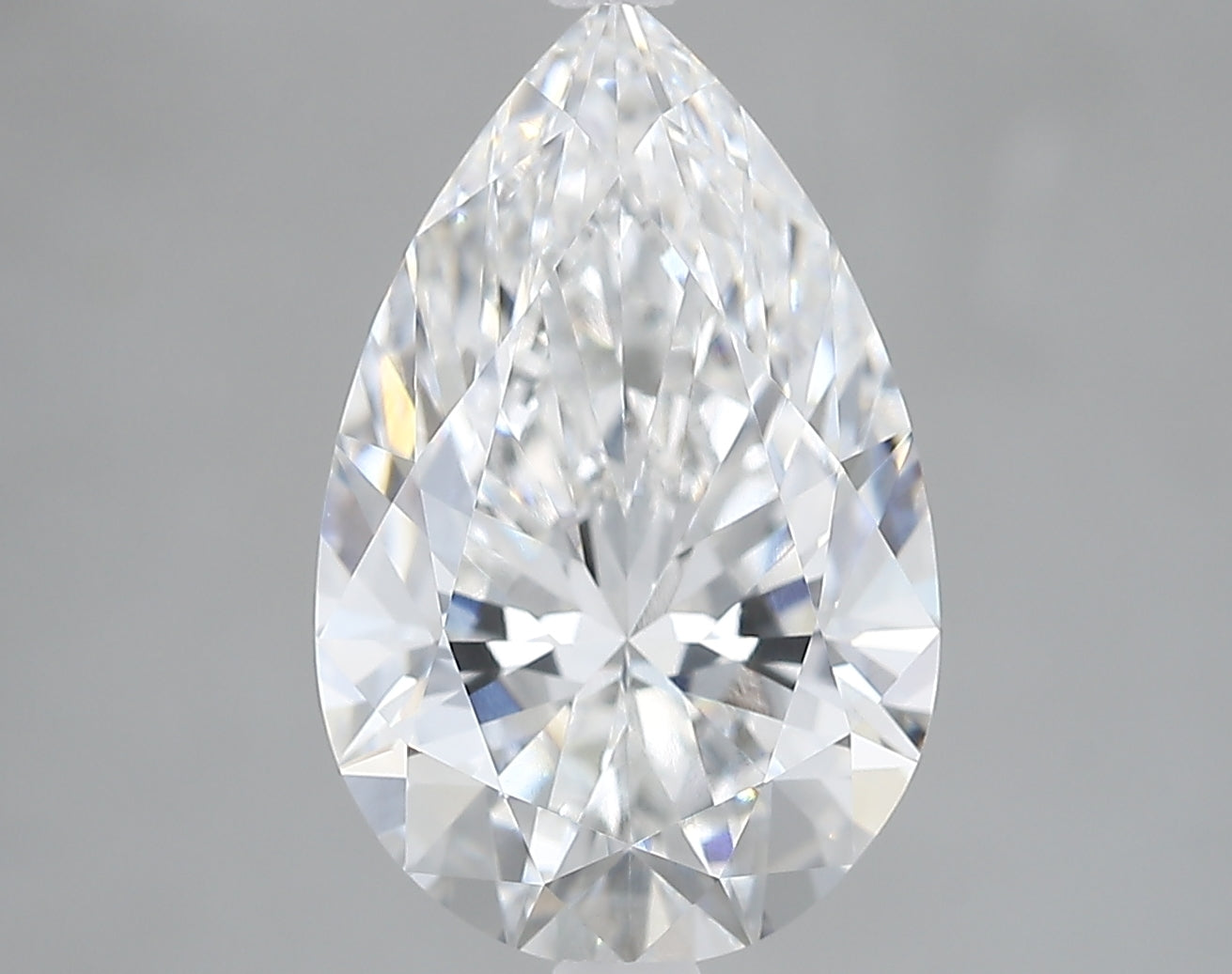 Lab-Grown 3.53 Carat Pear Shape Diamond color E Clarity VVS2, precious stones, engagement diamonds