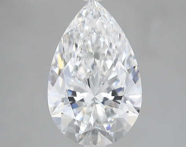 Lab-Grown 3.53 Carat Pear Shape Diamond color E Clarity VVS2, precious stones, engagement diamonds