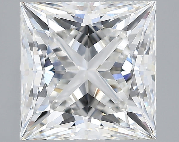 Lab-Grown 3.73 Carat Princess Cut Diamond color E Clarity VVS2, precious stones, engagement diamonds