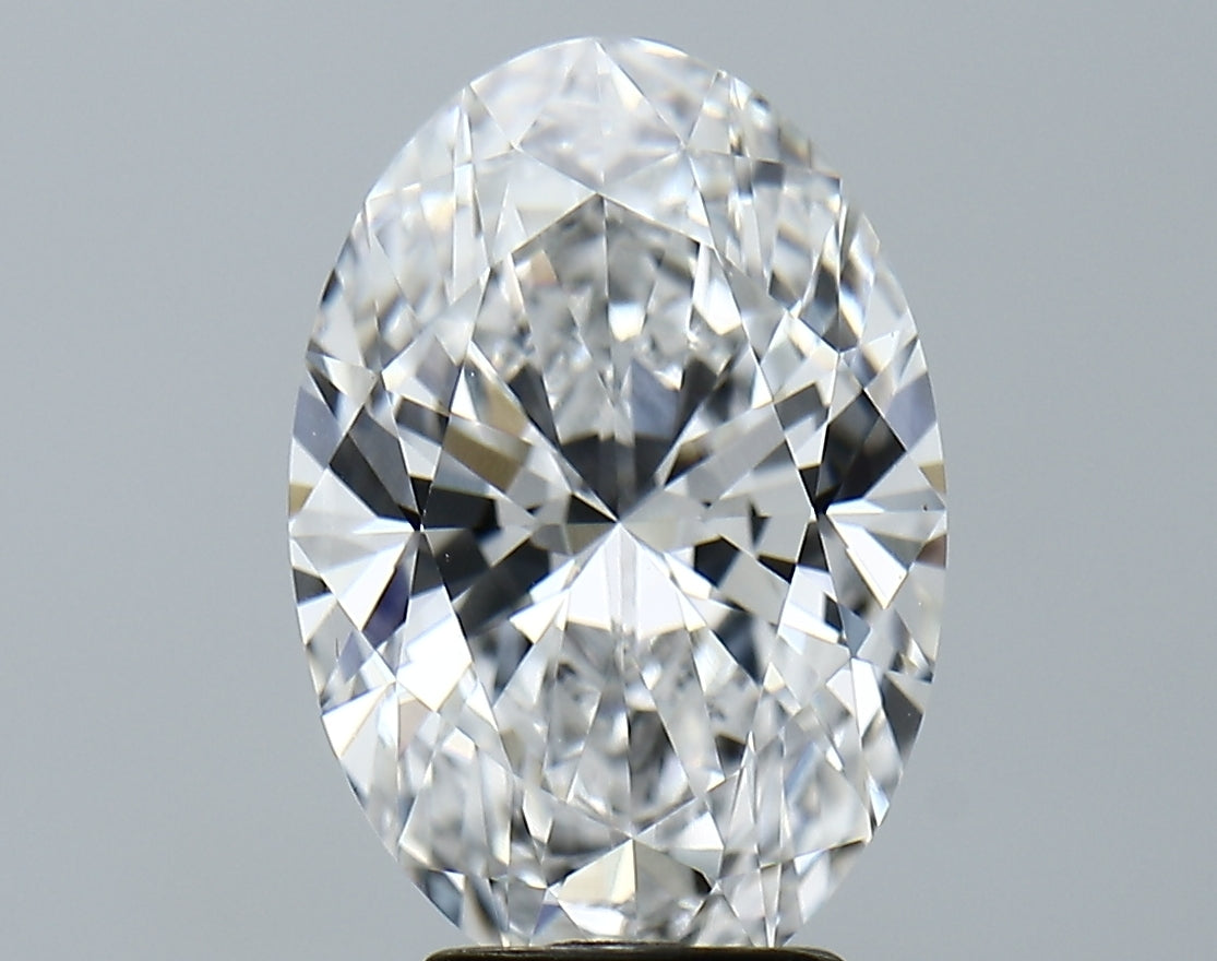 Lab-Grown 4.15 Carat Oval Shape Diamond color E Clarity VVS2 With GIA Certificate, precious stones, engagement diamonds