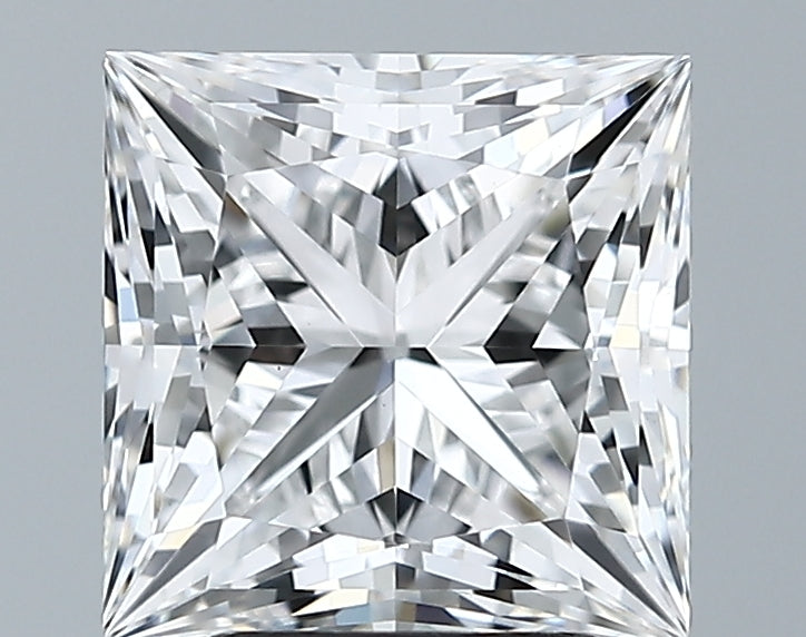 Lab-Grown 3.23 Carat Princess Cut Diamond color E Clarity VS1, precious stones, engagement diamonds