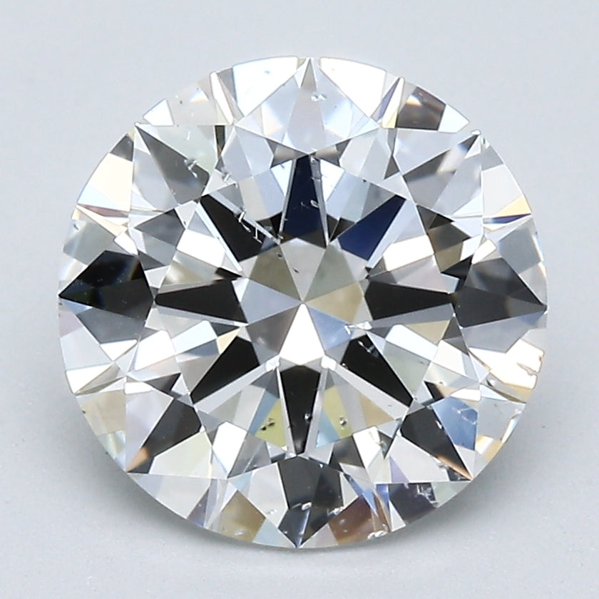 3.07 Carat Round Brilliant Natural Mined Diamond G Color SI2 Clarity With GIA Certificate, natural diamonds, precious stones, engagement diamonds