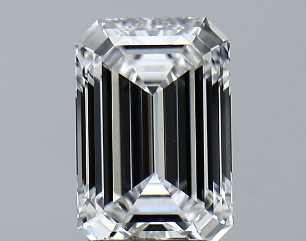 Lab-Grown 2.42 Carat Emerald Cut Diamond color D Clarity VS1, precious stones, engagement diamonds