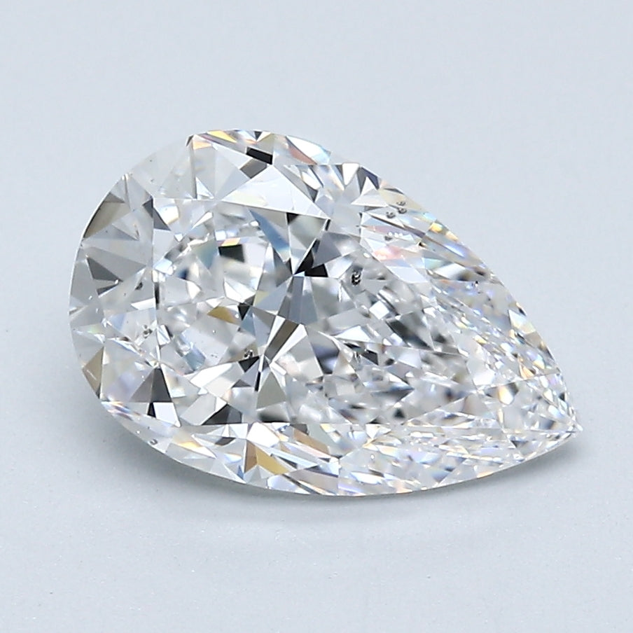 2.07 Carat Pear Shape Diamond Loose D-SI1 with GIA Certificate, natural diamonds, precious stones, engagement diamonds