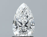 Lab-Grown 1.00 Carat Pear Shape Diamond color D Clarity VS1, precious stones, engagement diamonds