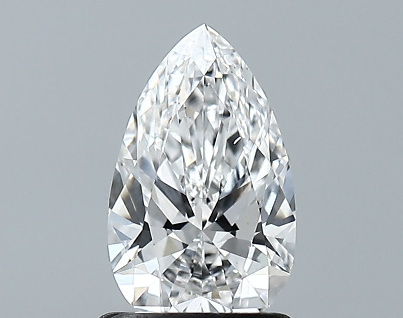 Lab-Grown 1.00 Carat Pear Shape Diamond color D Clarity VS1, precious stones, engagement diamonds