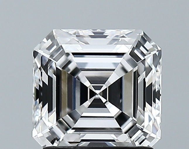 Lab-Grown 1.53 Carat Asscher Cut Diamond color F Clarity VVS2 With GIA Certificate, precious stones, engagement diamonds