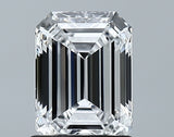 Lab-Grown 1.31 Carat Emerald Cut Diamond color D Clarity VVS2 With GIA Certificate, precious stones, engagement diamonds