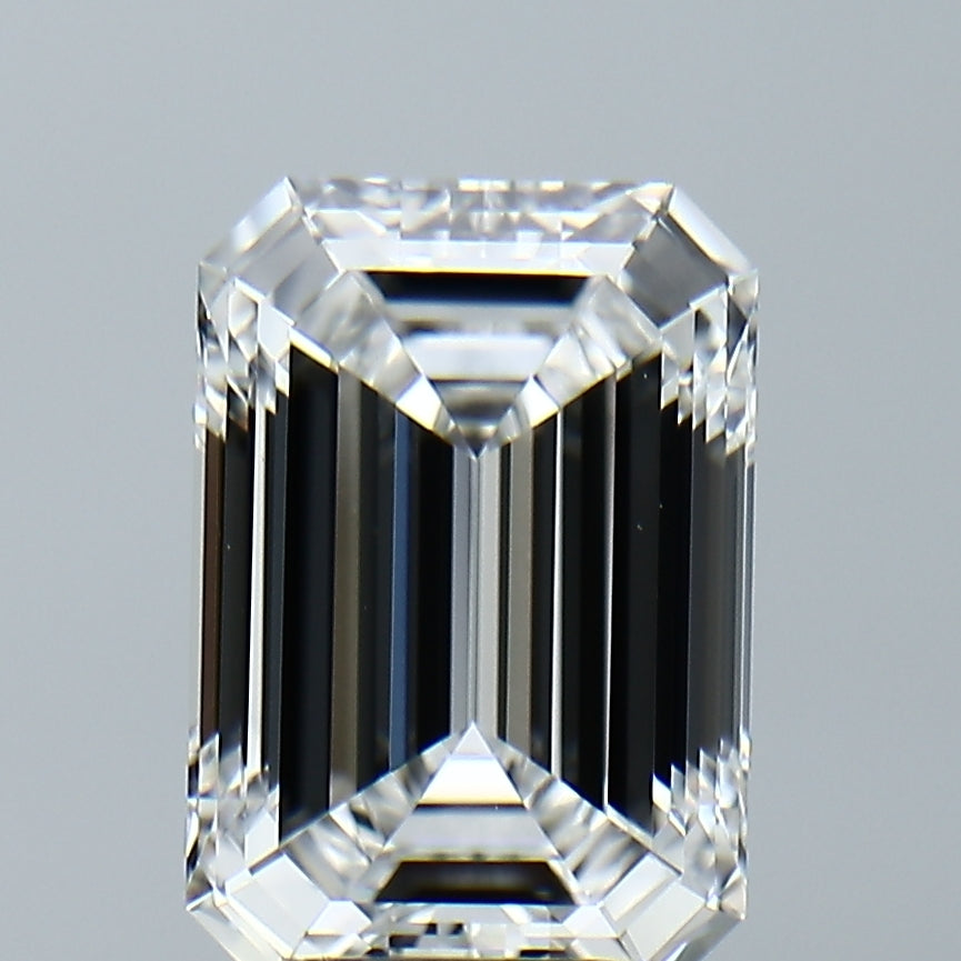 Lab-Grown 3.74 Carat Emerald Cut Diamond color E Clarity VVS2, precious stones, engagement diamonds