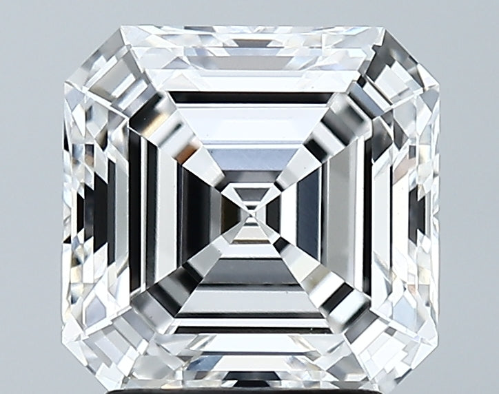 Lab-Grown 2.57 Carat Asscher Cut Diamond color F Clarity VS1 With GIA Certificate, precious stones, engagement diamonds