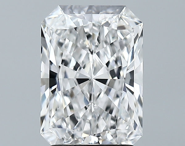 Lab-Grown 2.63 Carat Radiant Cut Diamond color E Clarity VS2 With GIA Certificate, precious stones, engagement diamonds