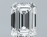 Lab-Grown 2.04 Carat Emerald Cut Diamond color E Clarity VS2 With GIA Certificate, precious stones, engagement diamonds