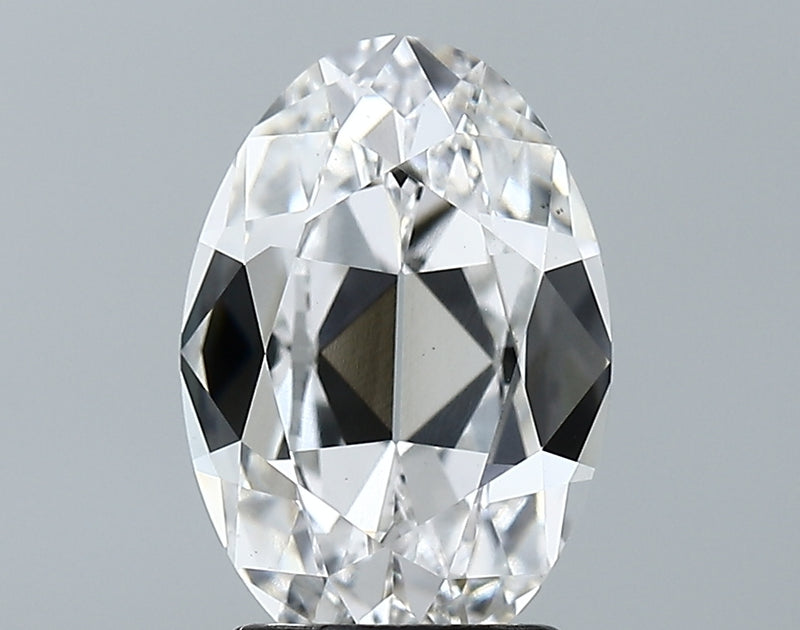 Lab-Grown 2.82 Carat Antique Oval Shape Diamond color F Clarity VS2 With GIA Certificate, precious stones, engagement diamonds