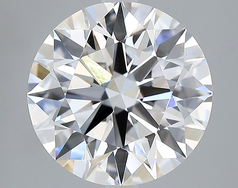 Lab-Grown 3.54 Carat Round Brilliant Diamond color E Clarity VVS2, precious stones, engagement diamonds