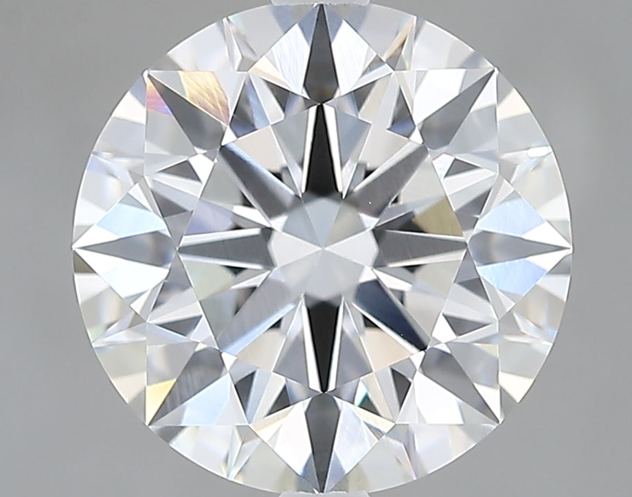 Lab-Grown 3.05 Carat Round Brilliant Diamond color E Clarity VVS2, precious stones, engagement diamonds