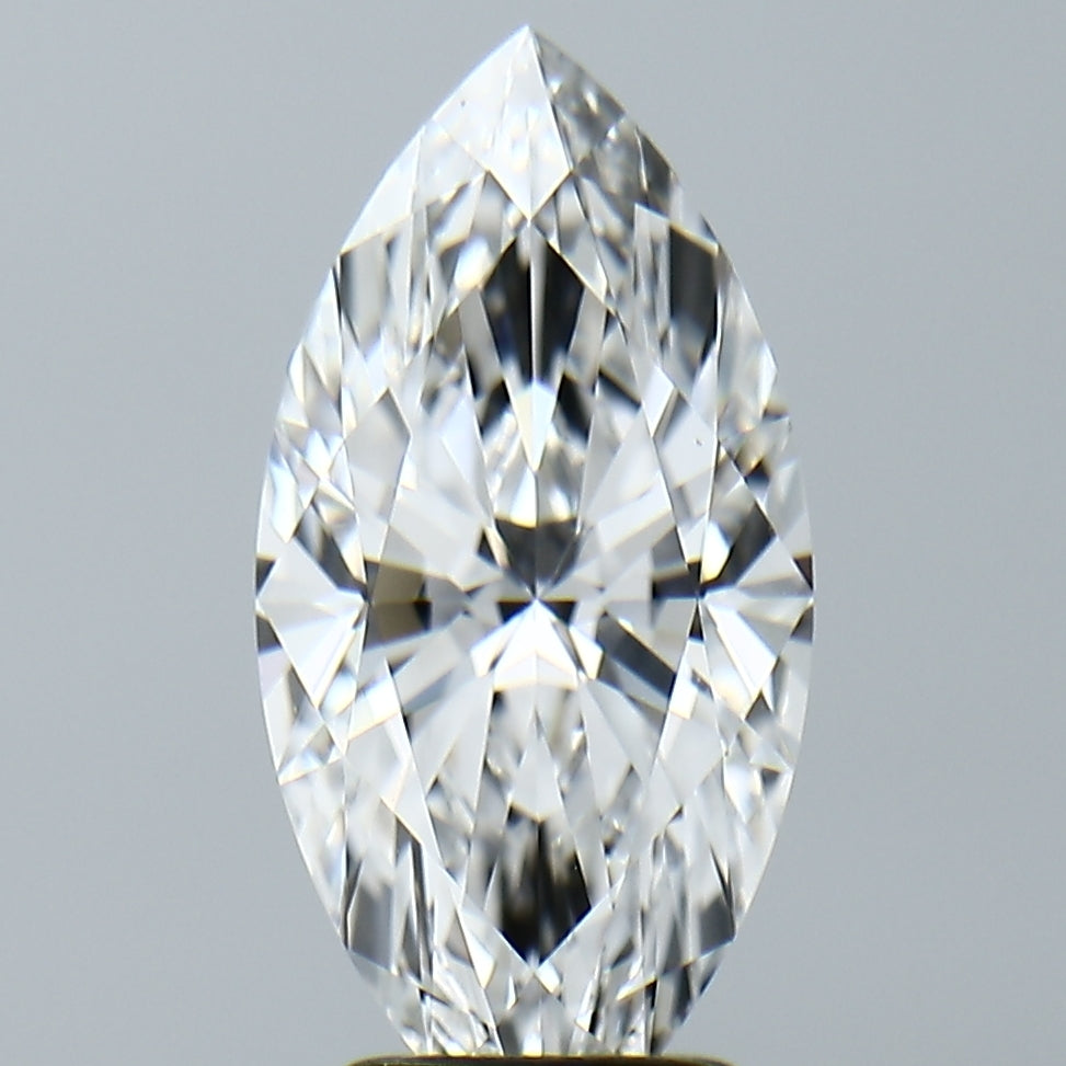 Lab-Grown 3.17 Carat Marquis Shape Diamond color E Clarity VVS2, precious stones, engagement diamonds