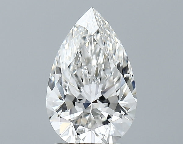 Lab-Grown 1.50 Carat Pear Shape Diamond color E Clarity VS1, precious stones, engagement diamonds