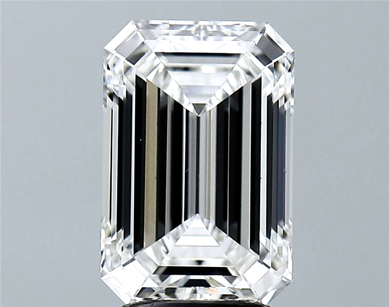 Lab-Grown 3.06 Carat Emerald Cut Diamond color E Clarity VS1, precious stones, engagement diamonds