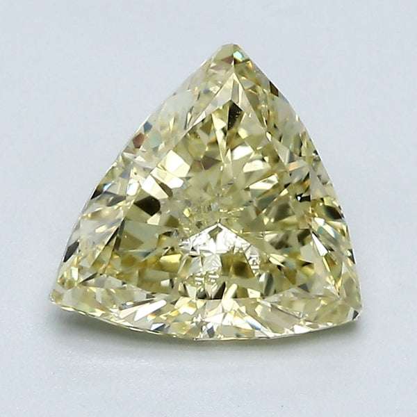 1.52 Carat Triangular Shape Natural Mined Diamond Fancy Yellow Brown Color VS1 Clarity With GIA Certificate, natural diamonds, precious stones, engagement diamonds