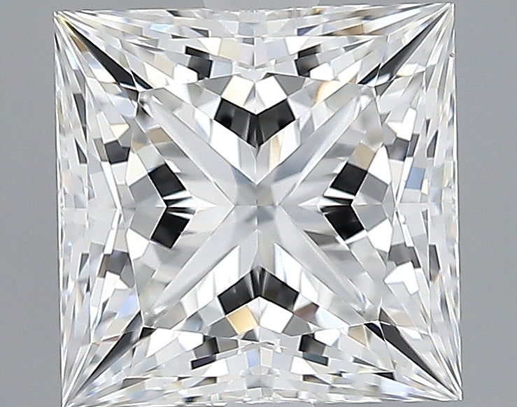 Lab-Grown 2.33 Carat Princess Cut Diamond color E Clarity VVS2, precious stones, engagement diamonds