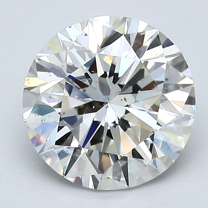 2.63 Carat Round Brilliant Natural Mined Diamond H Color SI2 Clarity With GIA Certificate, natural diamonds, precious stones, engagement diamonds