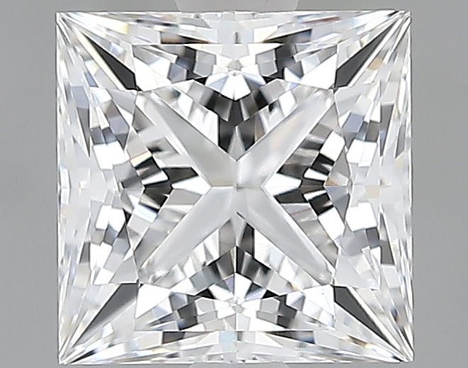 Lab-Grown 1.61 Carat Princess Cut Diamond color D Clarity VVS1, precious stones, engagement diamonds
