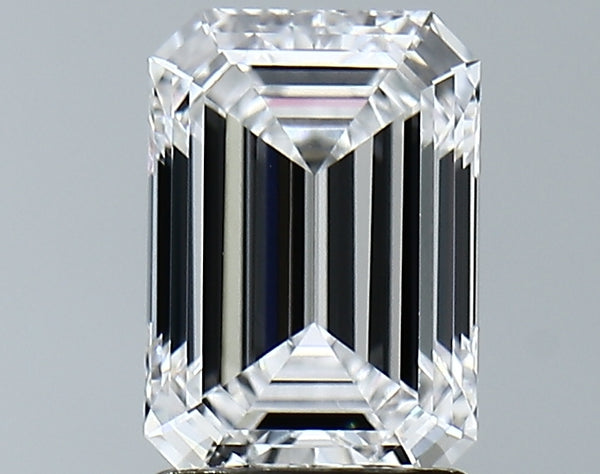 Lab-Grown 1.90 Carat Emerald Cut Diamond color D Clarity VVS1 With GIA Certificate, precious stones, engagement diamonds