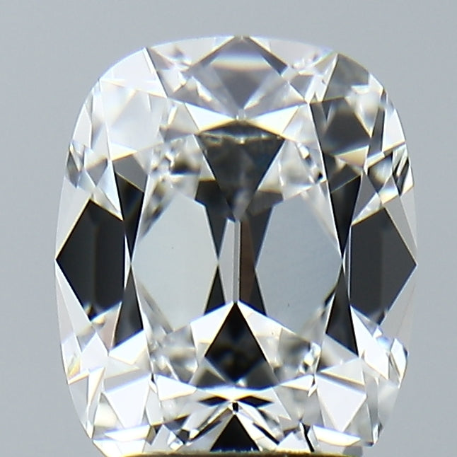 Lab-Grown 2.74 Carat Antique Cushion Cut Diamond color E Clarity VVS2, precious stones, engagement diamonds