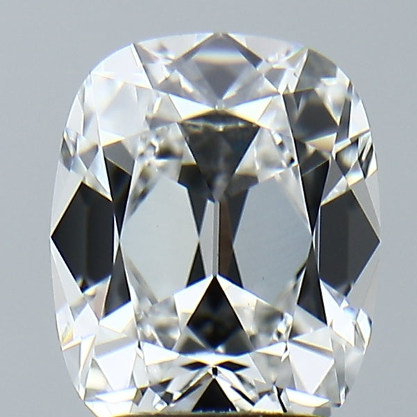 Lab-Grown 2.74 Carat Antique Cushion Cut Diamond color E Clarity VVS2, precious stones, engagement diamonds