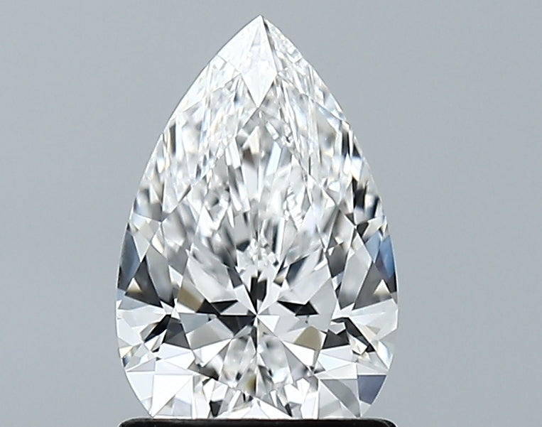 Lab-Grown 1.21 Carat Pear Shape Diamond color E Clarity VVS2 With GIA Certificate, precious stones, engagement diamonds