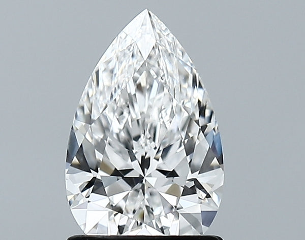 Lab-Grown 1.21 Carat Pear Shape Diamond color E Clarity VVS2 With GIA Certificate, precious stones, engagement diamonds