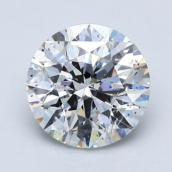 1.50 Carat Round Brilliant Diamond color E Clarity I1, natural diamonds, precious stones, engagement diamonds