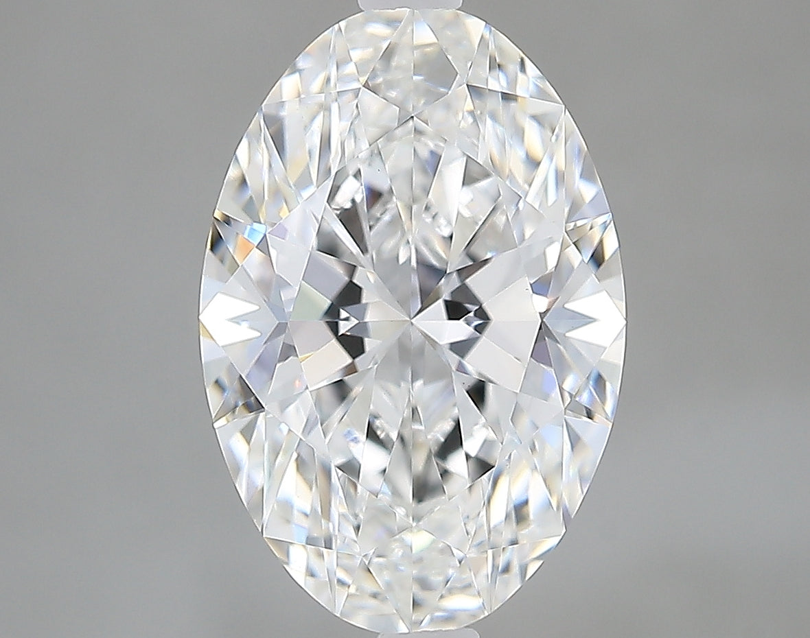 Lab-Grown 2.74 Carat Oval Shape Diamond color E Clarity VVS2, precious stones, engagement diamonds