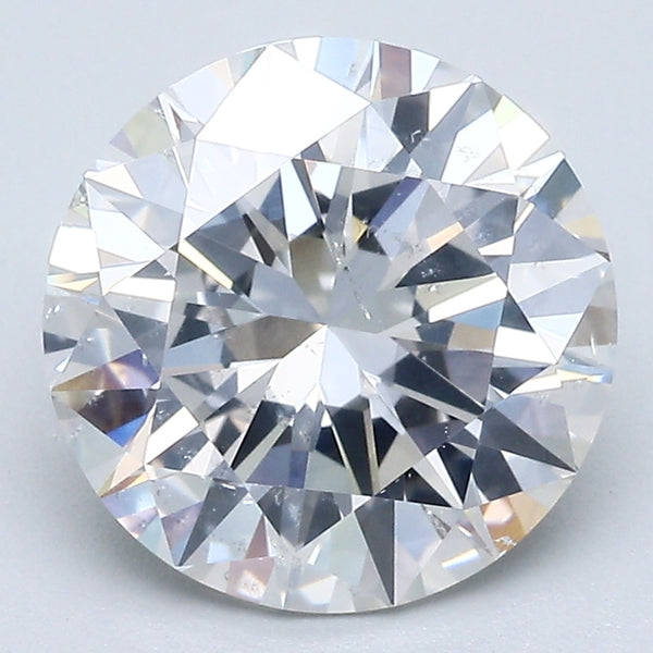 3.04 Carat Round Brilliant Natural Mined Diamond G Color SI2 Clarity With GIA Certificate, natural diamonds, precious stones, engagement diamonds